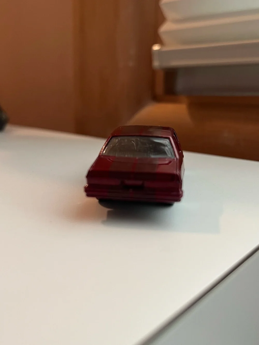 Johnny Lightning 1980 Chevy Malibu red car